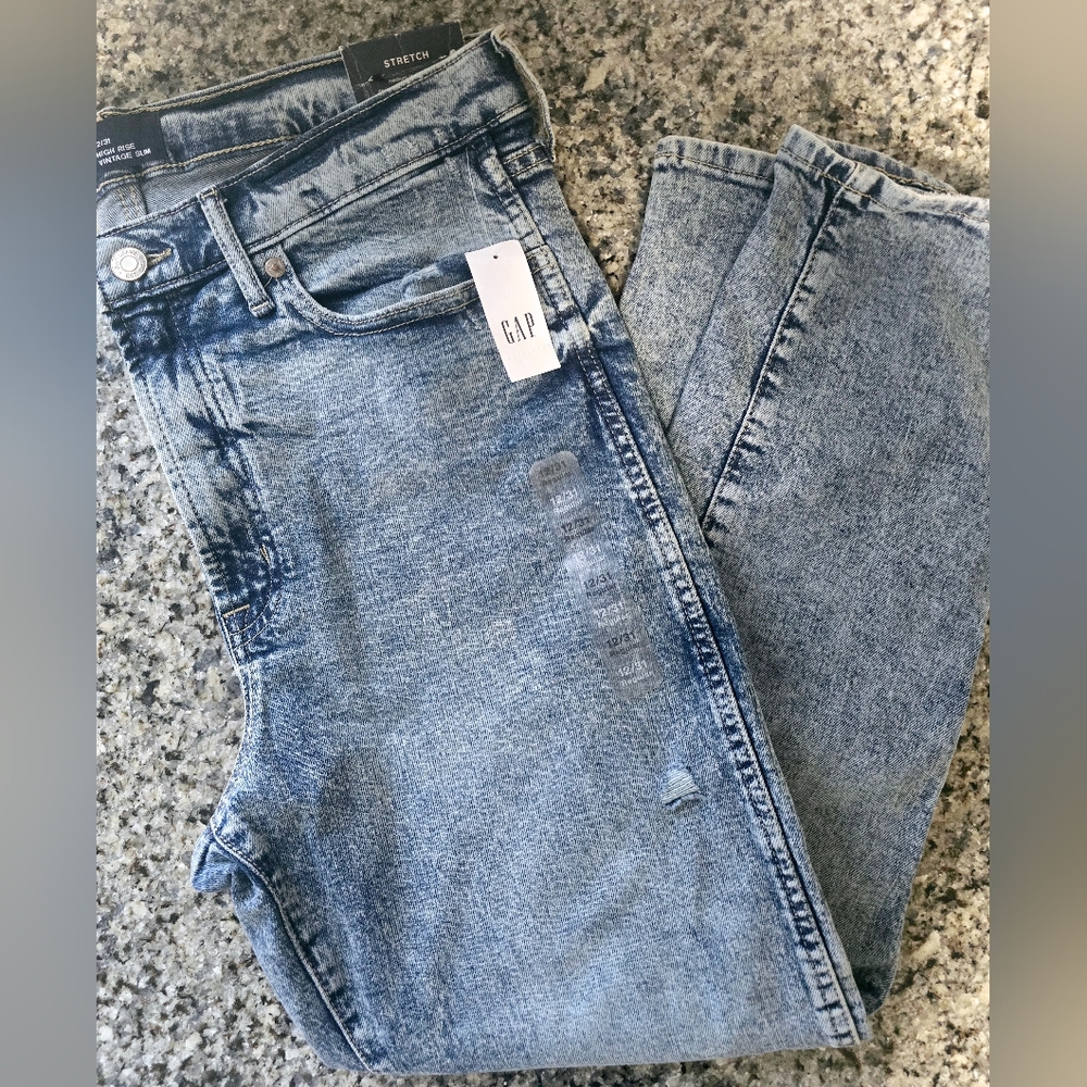 Gap High Rise Vintage Slim Jeans